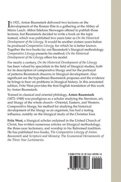 On the Historical Development of the Liturgy