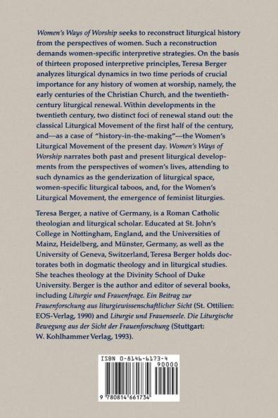 Women's Ways of Worship: Gender Analysis and Liturgical History
