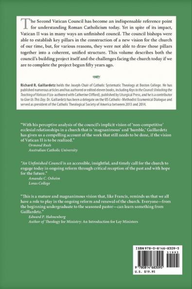 An Unfinished Council: Vatican II Pope Francis and the Renewal of Catholicism