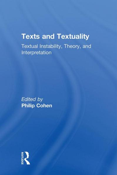 Texts and Textuality