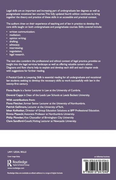 Practical Guide to Lawyering Skills