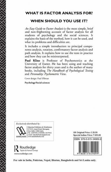 Easy Guide to Factor Analysis