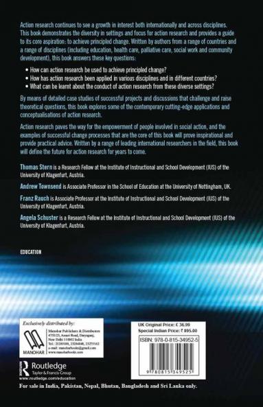 Action Research Innovation and Change