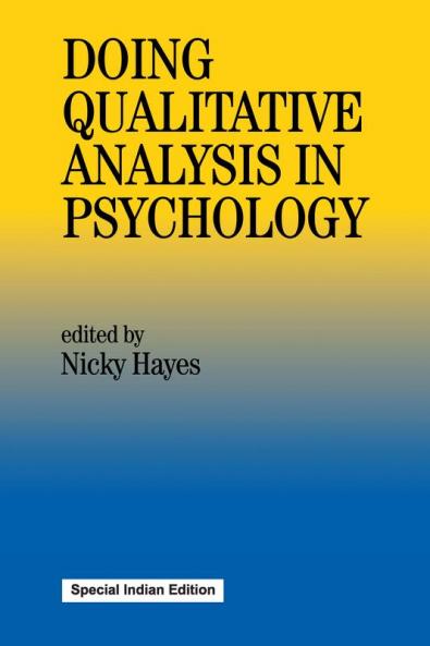 Doing Qualitative Analysis In Psychology