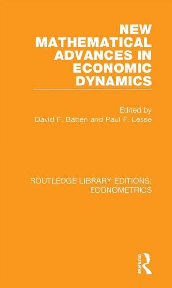 New Mathematical Advances in Economic Dynamics