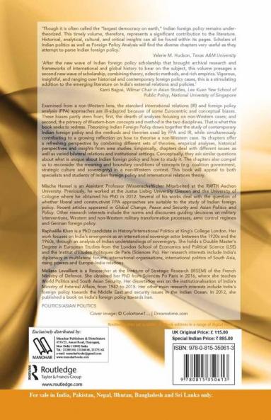 Theorizing Indian Foreign Policy