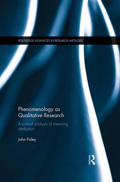 Phenomenology as Qualitative Research