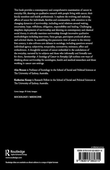 Survivorship: A Sociology of Cancer in Everyday Life