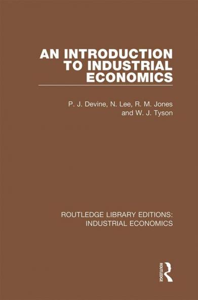 Introduction to Industrial Economics