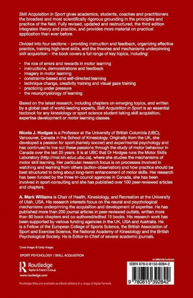 Skill Acquisition in Sport