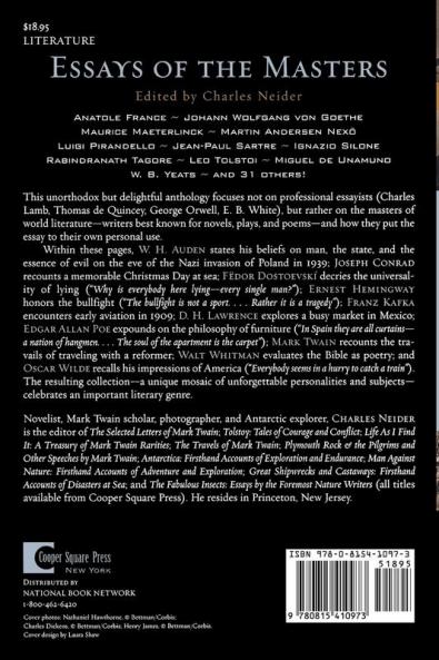 Essays of the Masters