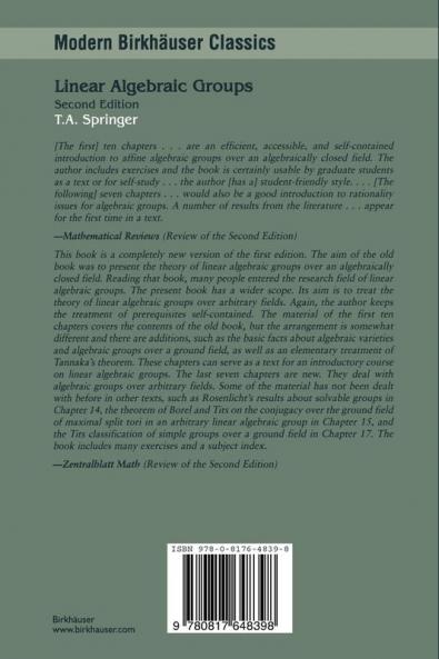 Linear Algebraic Groups