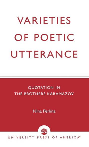 Varieties of Poetic Utterance