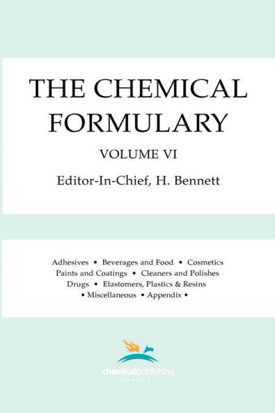 The Chemical Formulary Volume 6: Volume 6