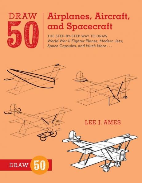 Draw 50 Airplanes Aircraft and Spacecraft