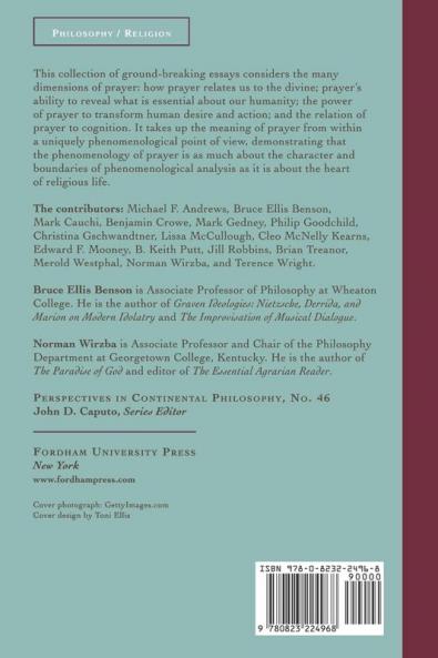 Phenomenology of Prayer