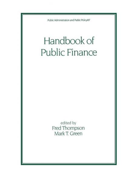 Handbook of Public Finance