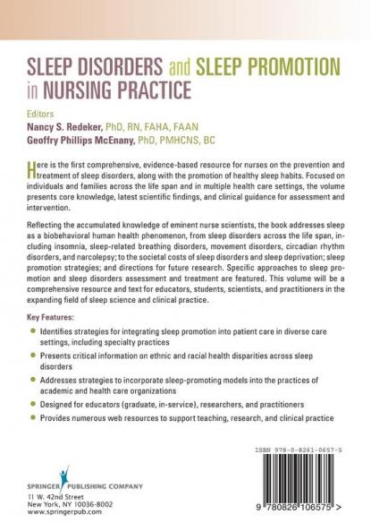 Sleep Disorders and Sleep Promotion in Nursing Practice