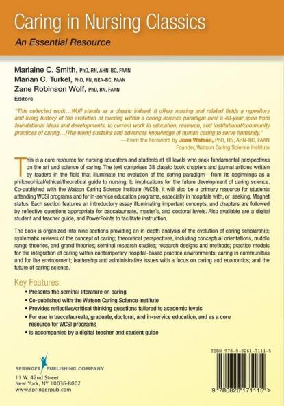 Caring in Nursing Classics