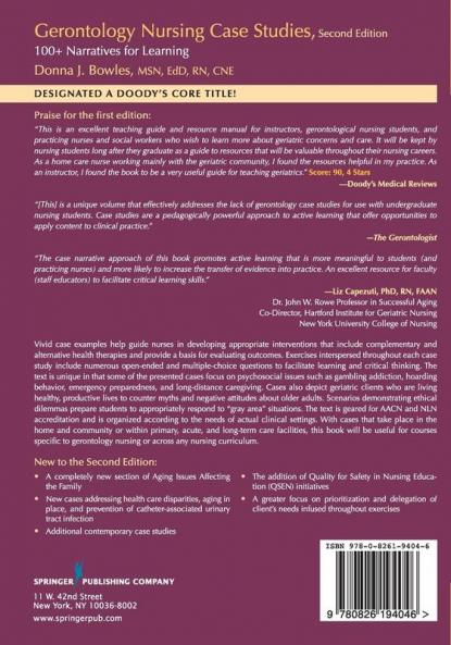 Gerontology Nursing Case Studies