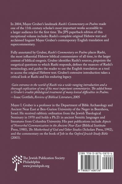Rashi's Commentary on Psalms