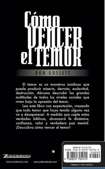 Como Vencer El Temor