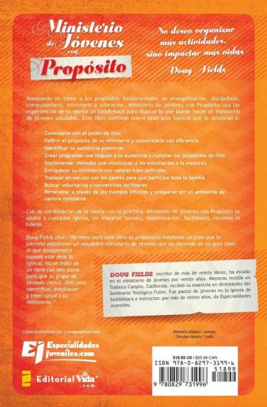 Ministerio de jóvenes con propósito | Softcover  | Purpose Driven Youth Ministry