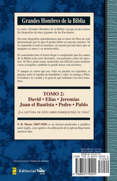 Grandes Hombres de La Biblia Tomo 2