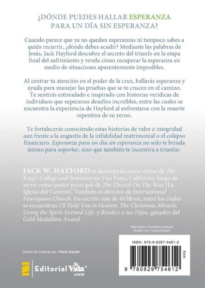 Esperanza Para Un Dia Sin Esperanza