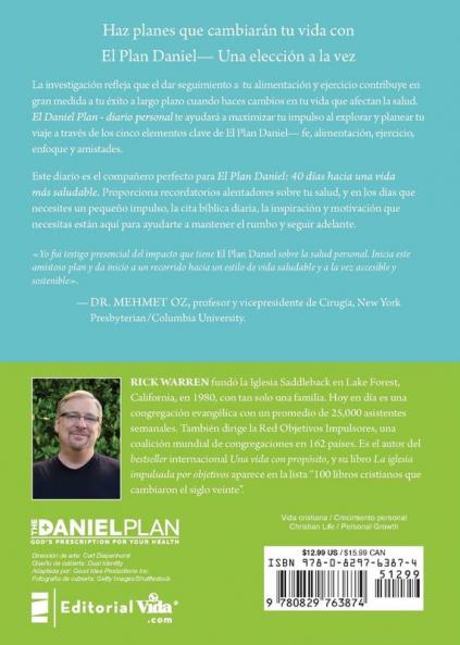 El plan Daniel diario personal