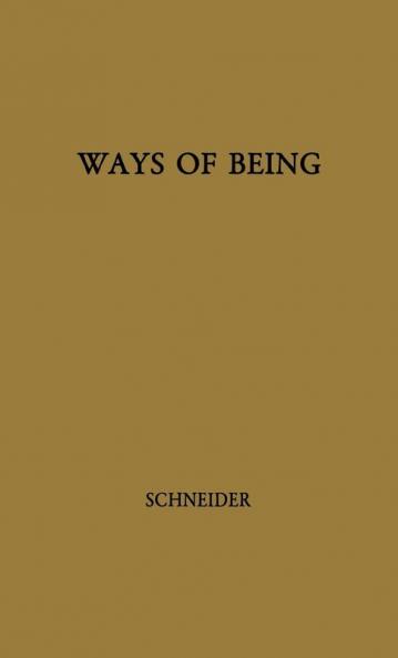 Ways of Being: Elements of Analytic Ontology