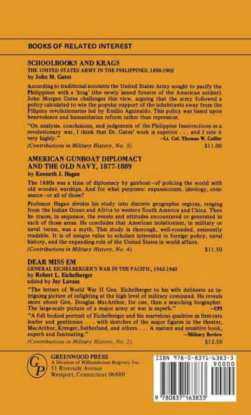 The Image of the Army Officer in America: Background for Current Views: 5 (Contributions in Military History)