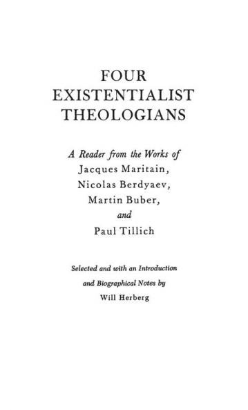 Four Existentialist Theologians