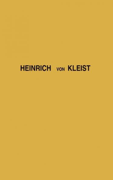 Heinrich Von Kleist