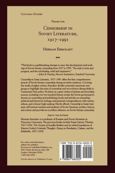 Censorship in Soviet Literature 1917-1991