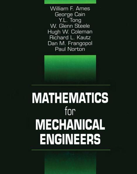 Mathematics for Mechanical Engineers