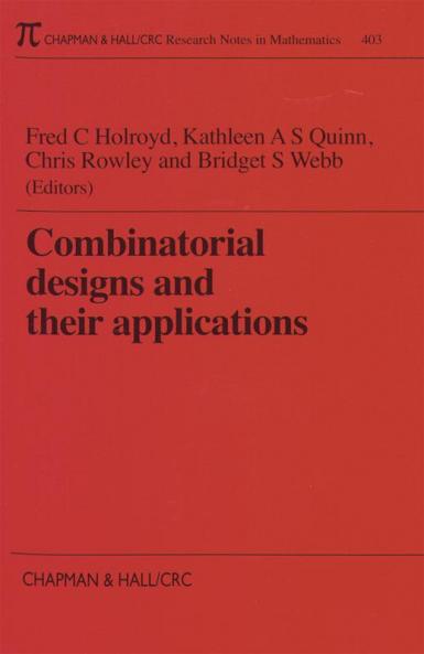 Combinatorial Designs and their Applications