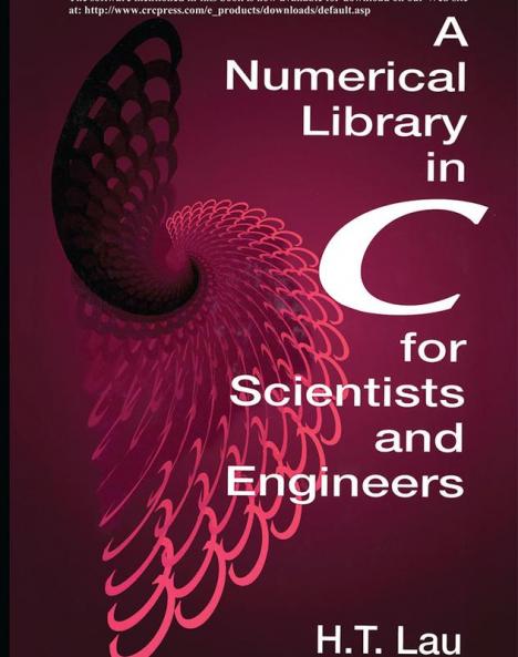 Numerical Library in C for Scientists and Engineers