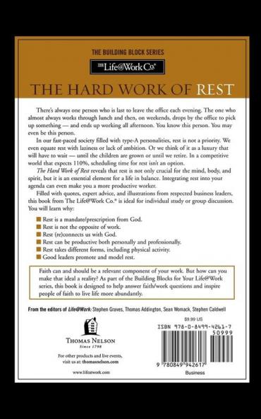 Building Blocks for Your Life@work