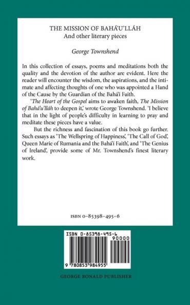 The Mission of Baha'u'llah