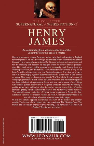 The Collected Supernatural and Weird Fiction of Henry James
