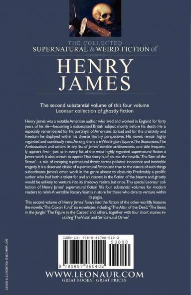 The Collected Supernatural and Weird Fiction of Henry James