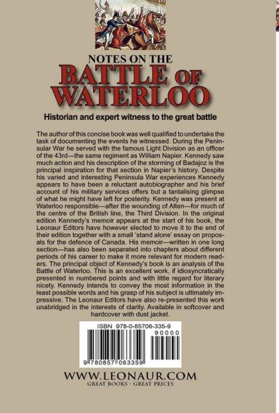Notes on the Battle of Waterloo