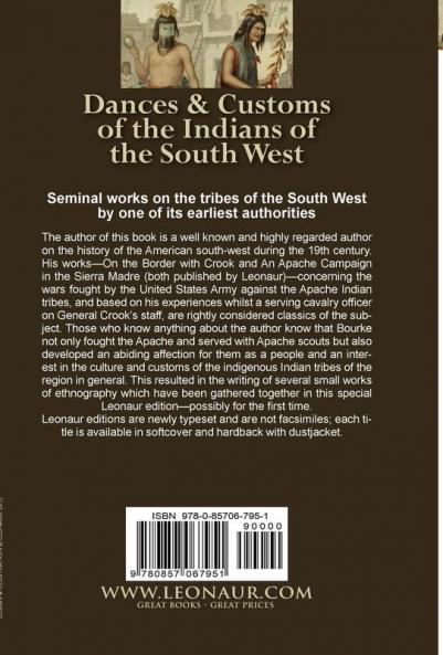 Dances & Customs of the Indians of the South West