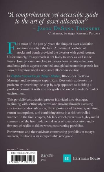 Portfolio Construction for Today's Markets