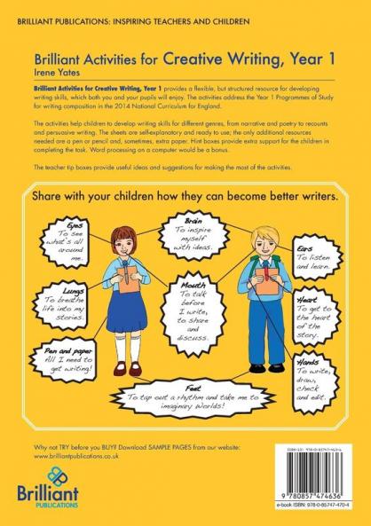 Brilliant Activities for Creative Writing Year 1-Activities for Developing Writing Composition Skills