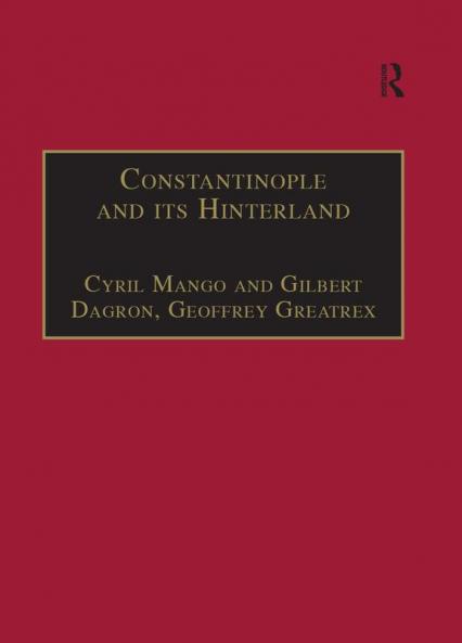Constantinople and Its Hinterland