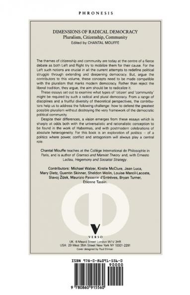 Dimensions of Radical Democracy