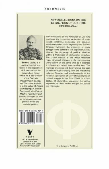 New Reflections on the Revolution of Our Time