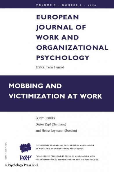 Mobbing and Victimization at Work